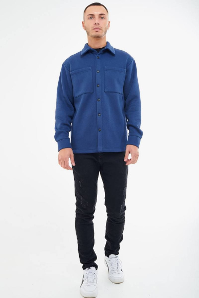 Мужская классическая рубашка из трикотажа GO M4032/20-01.176-182 - фото 7