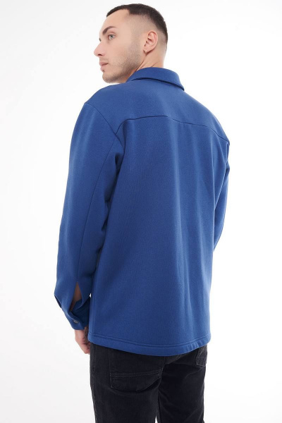 Мужская классическая рубашка из трикотажа GO M4032/20-01.176-182 - фото 5