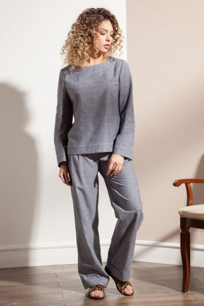 Брюки Nova Line 4678 синий - фото 1