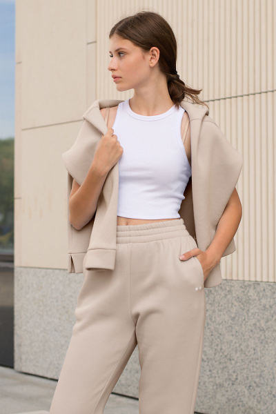 Брюки LAVA 3008 пепельно-бежевый - фото 3