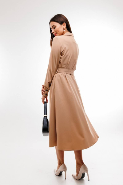 Платье BARBARA B189 бежевый - фото 5