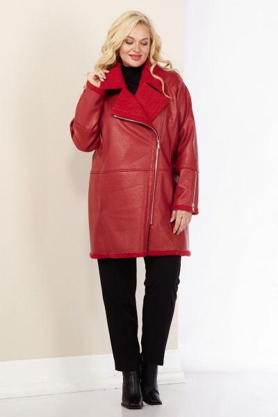 Дубленка Celentano 2038.1 алый - фото 2