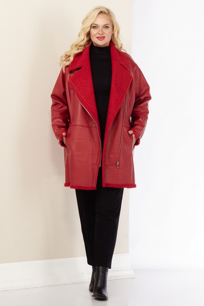 Дубленка Celentano 2038.1 алый - фото 10