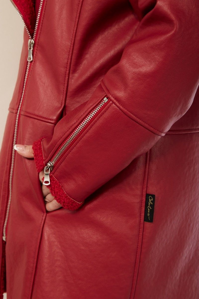 Дубленка Celentano 2038.1 алый - фото 7