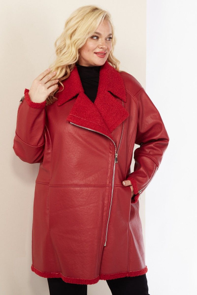 Дубленка Celentano 2038.1 алый - фото 3