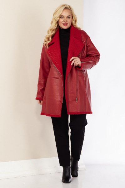 Дубленка Celentano 2038.1 алый - фото 4