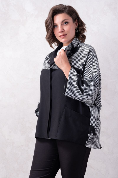 Демисезонный костюм из вискозы и трикотажа в стиле casual Avanti 1578 - фото 7