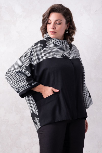 Демисезонный костюм из вискозы и трикотажа в стиле casual Avanti 1578 - фото 3