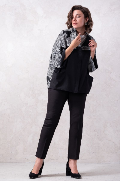 Демисезонный костюм из вискозы и трикотажа в стиле casual Avanti 1578 - фото 1