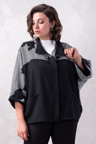 Демисезонный костюм из вискозы и трикотажа в стиле casual Avanti 1578 - фото 6