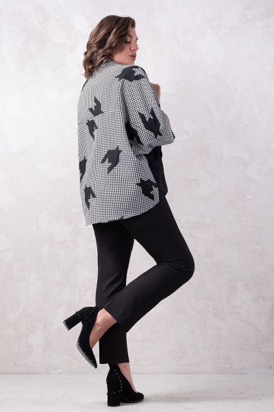 Демисезонный костюм из вискозы и трикотажа в стиле casual Avanti 1578 - фото 4