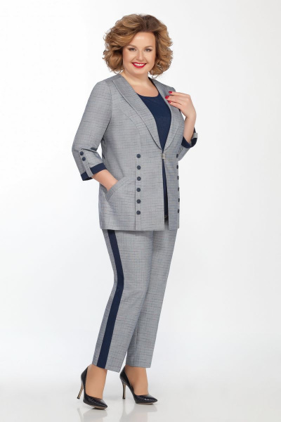 Брюки, джемпер, жакет LaKona 1288 серо-голубой - фото 1