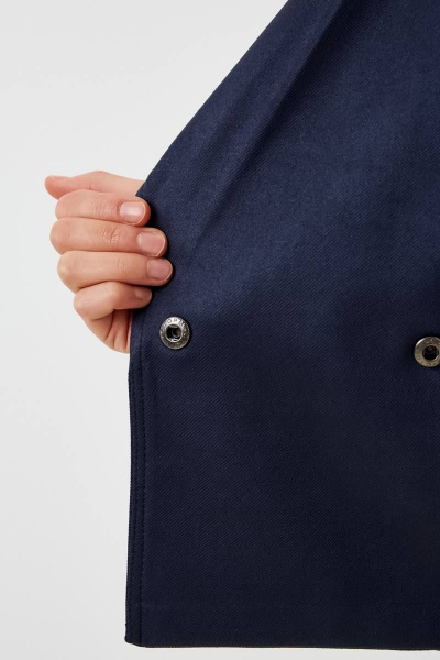 Жакет синий из вискозы и искусственной замши Patriciа NY15176 темно-синий - фото 5