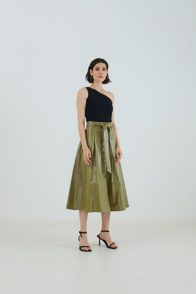 Топ хлопковый черный легкий стиль на каждый день Elema 2К-12710-1-170 чёрный - фото 2