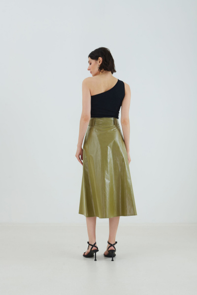 Топ хлопковый черный легкий стиль на каждый день Elema 2К-12710-1-170 чёрный - фото 4