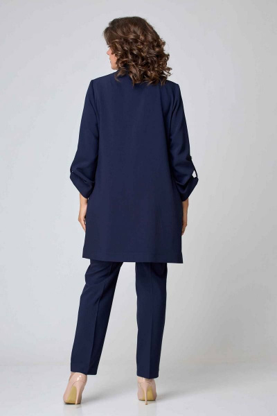 Брюки, жакет, топ Асолия 1393 темно-синий - фото 6