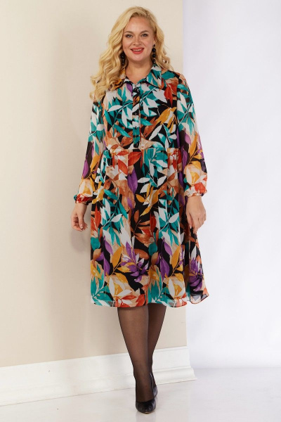 Платье Celentano lite 4012.2 листва - фото 5