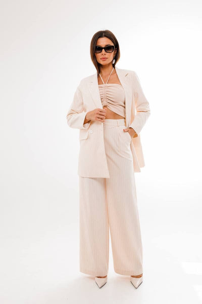 Брюки, жакет Anelli 1389 светлый_беж - фото 4