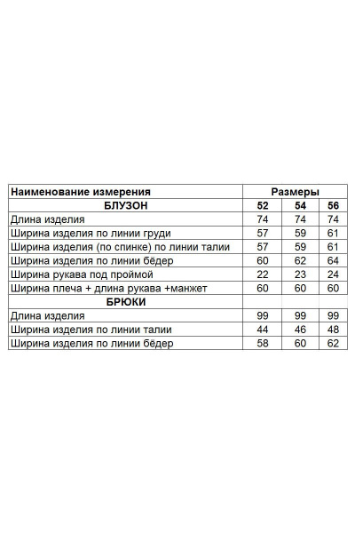 Блуза, брюки Диомант 1511 леопард - фото 3