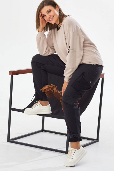 Брюки BegiModa 6035 черный - фото 6