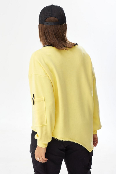 Свитшот BegiModa 4065 лимон - фото 4