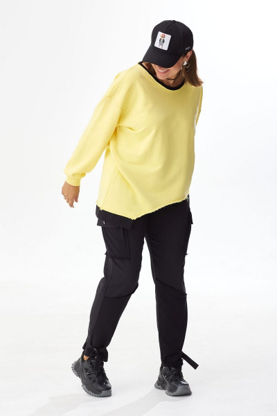 Свитшот BegiModa 4065 лимон - фото 2