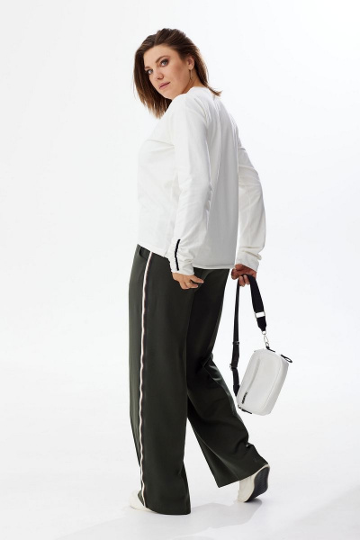 Блуза BegiModa 4063 молочный - фото 5