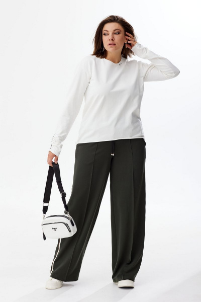 Блуза BegiModa 4063 молочный - фото 3