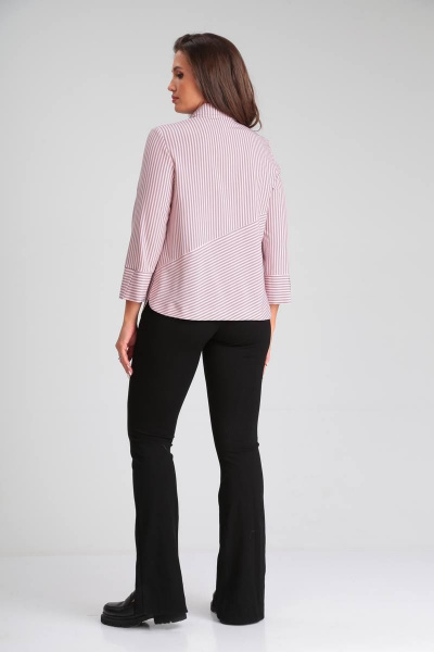 Модное летнее платье с эффектом сборки и эластичным поясом Modema м.726/1 - фото 9