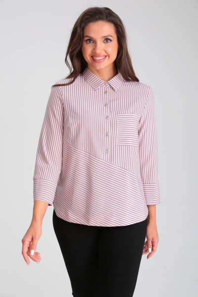 Модное летнее платье с эффектом сборки и эластичным поясом Modema м.726/1 - фото 2