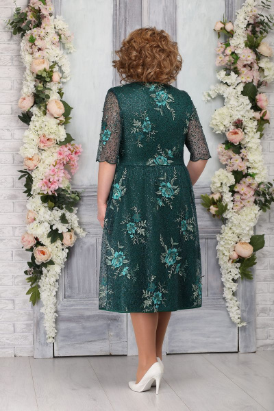Платье Ninele 5772 изумруд - фото 2