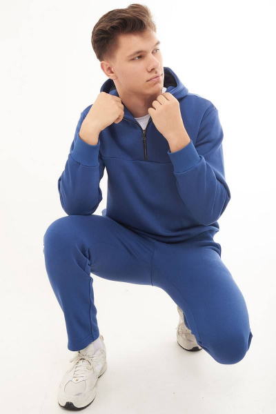 Демисезонный мужской спортивный костюм из трикотажа GO M3054/20-01.176-182 - фото 3
