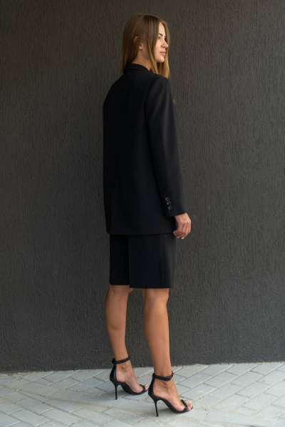 Жакет свободный стиль на пуговицах на демисезон SILVERSPICE S-2317 - фото 9