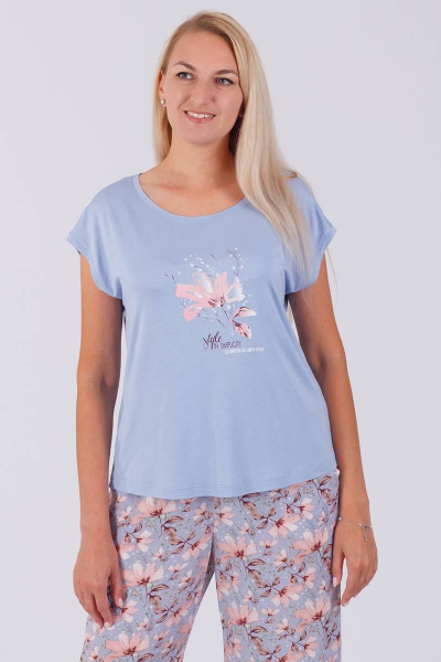 Брюки, майка Belarusachka СД5199ВР гиацинт - фото 2