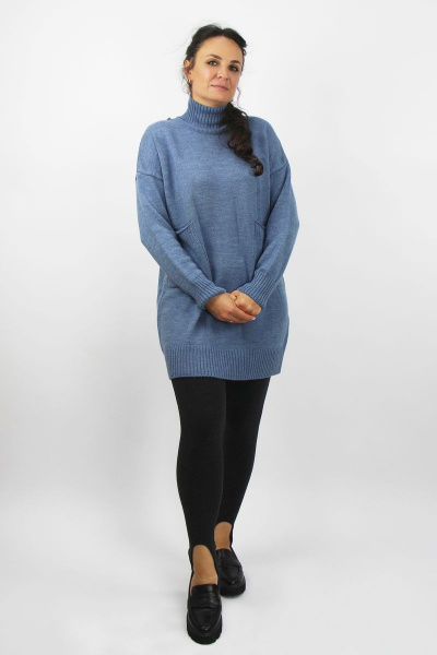 Леггинсы женские из трикотажа на демисезон Полесье С7799-23 3С3064-Д43 164 т.антрацит - фото 1