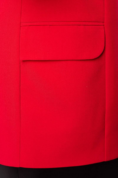 Красный жакет прямого кроя, универсальный для образа Camelia 2229 1 - фото 5