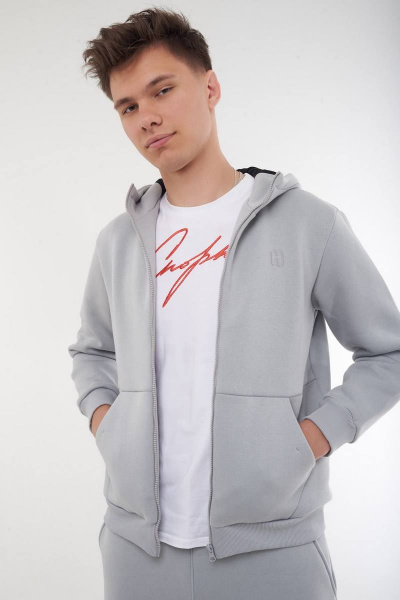 Мужской утепленный спортивный костюм из футера GO M3035/29-01.176-182 - фото 4