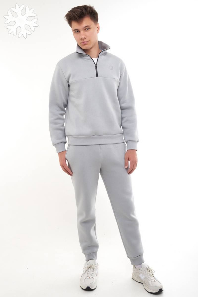 Спортивный костюм athleisure с молнией и логотипом GO M3037/29-01.182-188 - фото 2