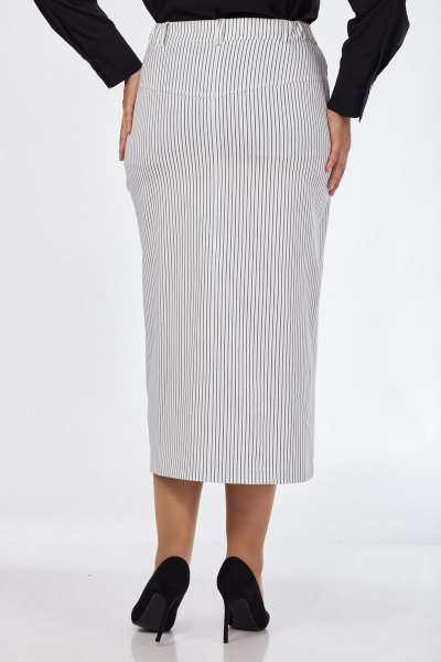 Юбка INVITE 3012 белый-полоска - фото 3