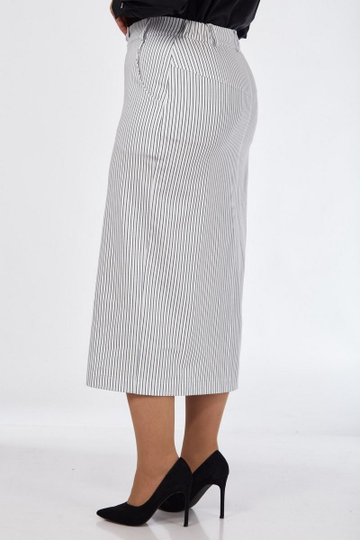 Юбка INVITE 3012 белый-полоска - фото 2