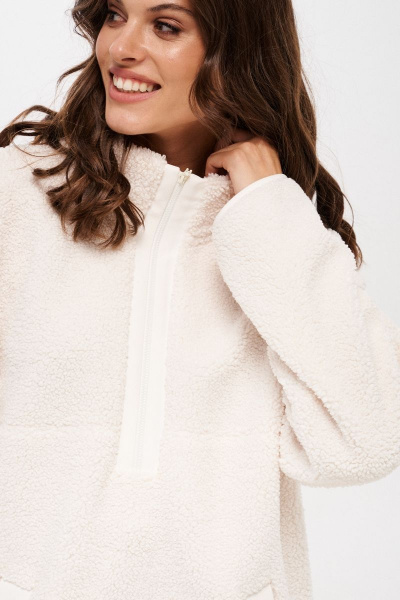 Джемпер ELLETTO 3652 молочный - фото 7