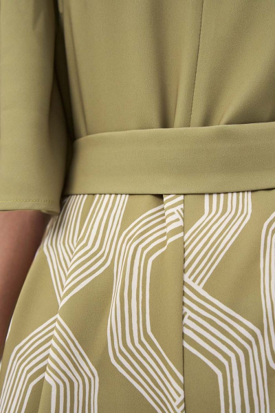 Комбинезон из вискозы с поясом и карманами Art Ribbon M3930W - фото 5