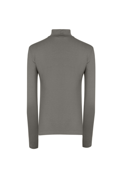 джемпер из хлопка для демисезона в стиле на каждый день Elema 2К-12853-1-164 графит - фото 3