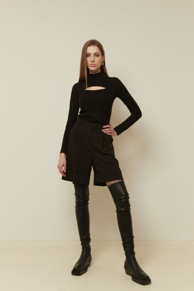 Джемпер Elema 2К-12853-1-170 чёрный - фото 1