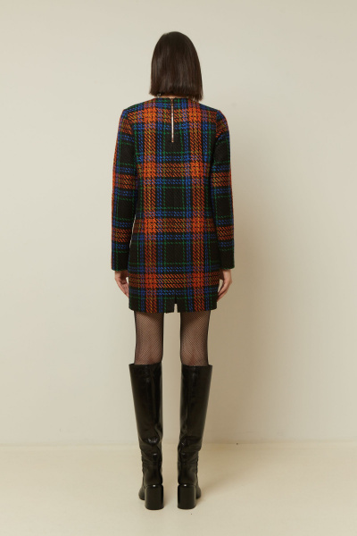 Платье Elema 5К-13073-1-164 клетка - фото 4