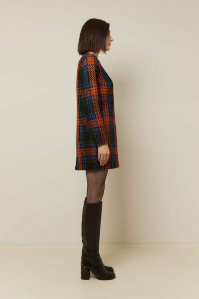 Платье Elema 5К-13073-1-170 клетка - фото 3