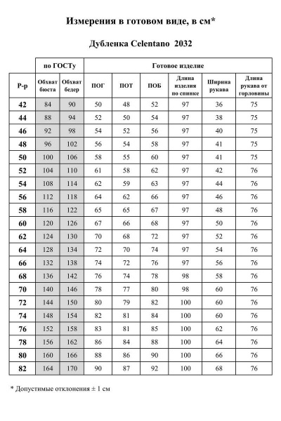 Дубленка Celentano 2032.1 черный - фото 13