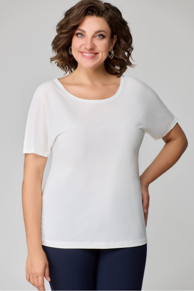 Блуза DaLi 4514.2 молочный - фото 2