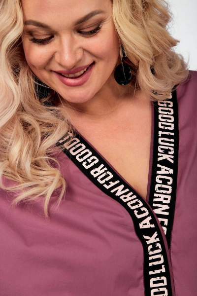 Платье Fita 1012 сухая роза - фото 9