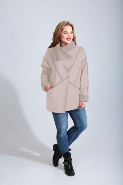 Полупальто Диомант 1391 беж - фото 1